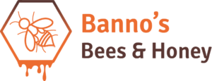bannos bees and honey logo